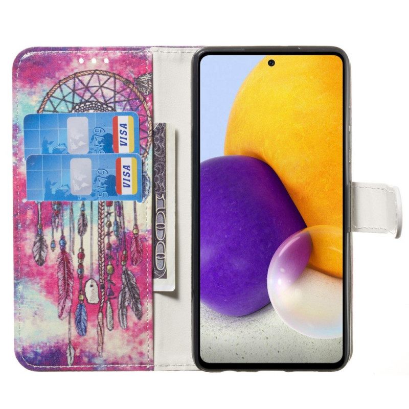 Nahkakotelo Samsung Galaxy A33 5G Dreamcatcher Style