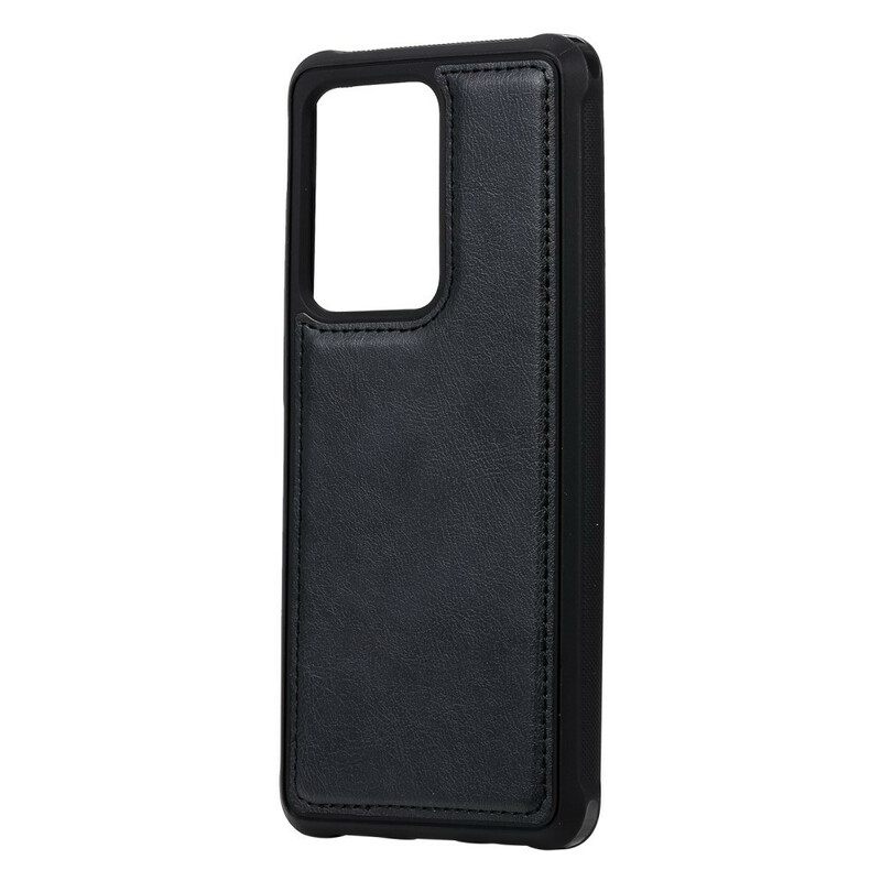 Case Nahkakotelo Samsung Galaxy S20 Ultra Lompakkokuori Irrotettava Lompakko