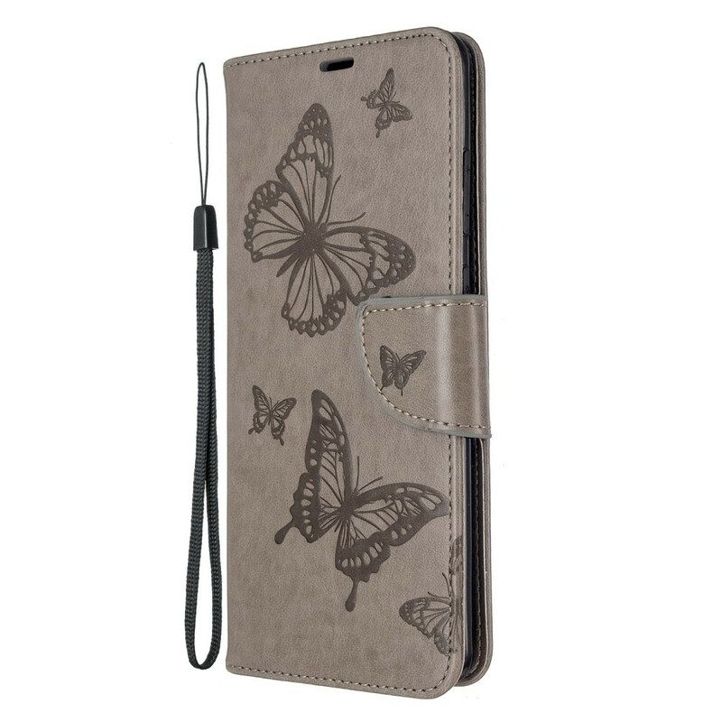 Kotelot Samsung Galaxy S20 Ultra Butterflies In Flight With Lanyard