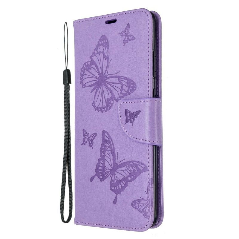 Kotelot Samsung Galaxy S20 Ultra Butterflies In Flight With Lanyard