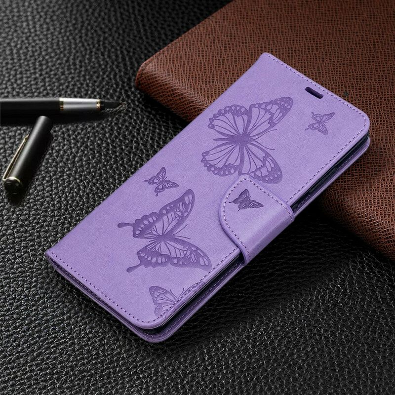 Kotelot Samsung Galaxy S20 Ultra Butterflies In Flight With Lanyard