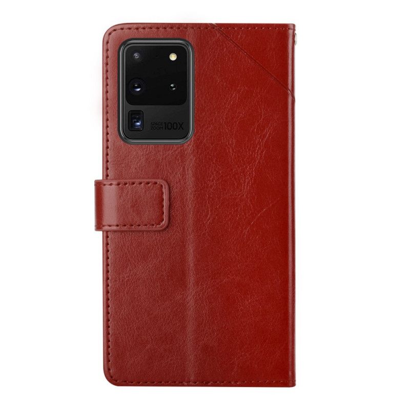 Kotelot Samsung Galaxy S20 Ultra Style Leather Geo Y Design