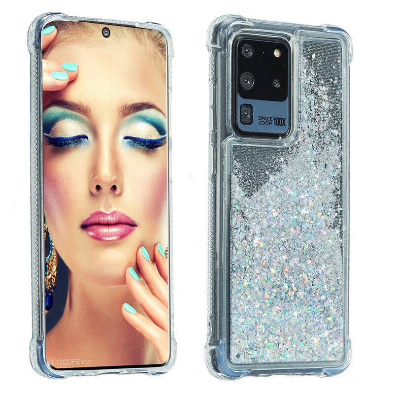 Kuori Samsung Galaxy S20 Ultra Glitter Vahvistetut Kulmat