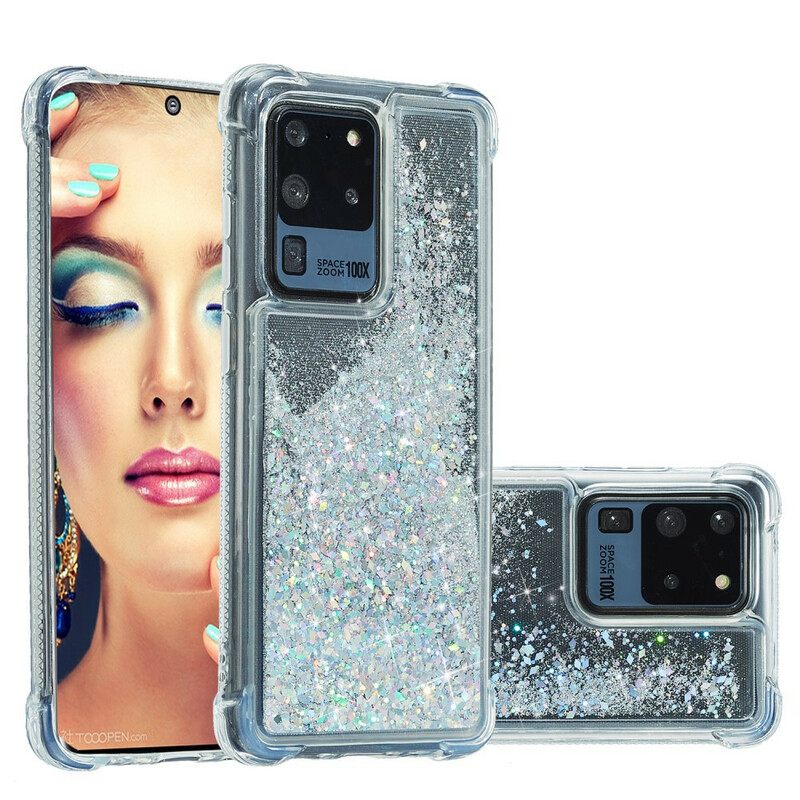 Kuori Samsung Galaxy S20 Ultra Glitter Vahvistetut Kulmat