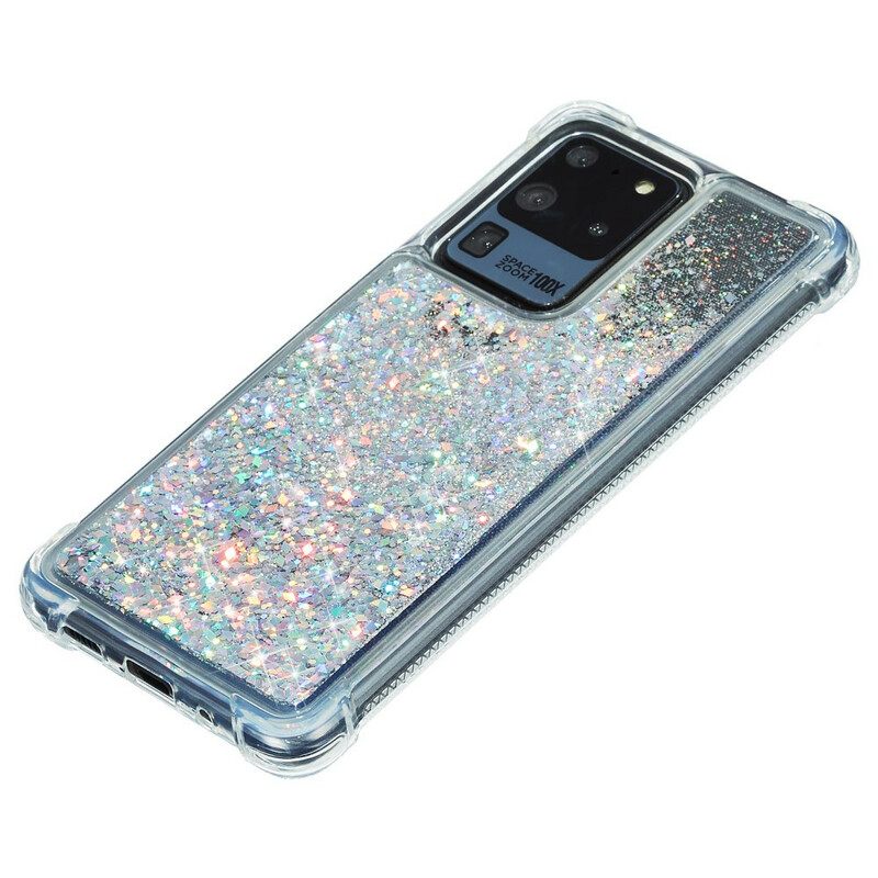 Kuori Samsung Galaxy S20 Ultra Glitter Vahvistetut Kulmat