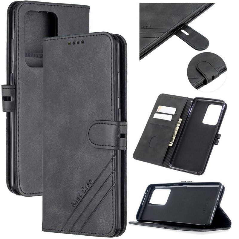 Nahkakotelo Samsung Galaxy S20 Ultra Faux Leather Best Case