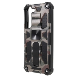 Case Samsung Galaxy S22 5G Camouflage Irrotettava Tuki