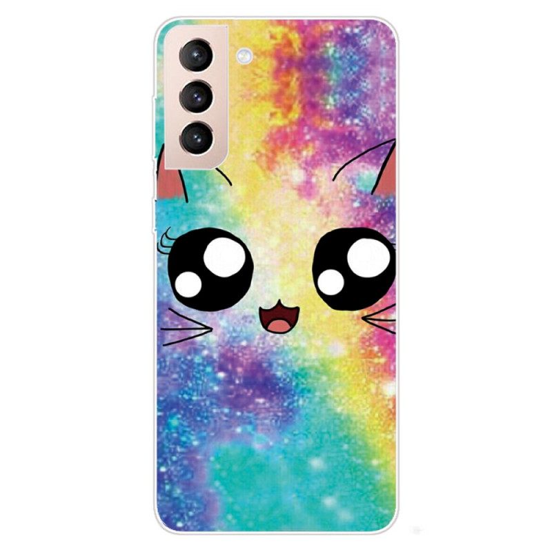 Case Samsung Galaxy S22 5G Cat Cartoon