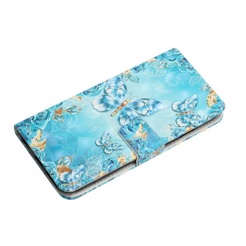 Flip Case Samsung Galaxy S22 5G Flight Of Butterflies