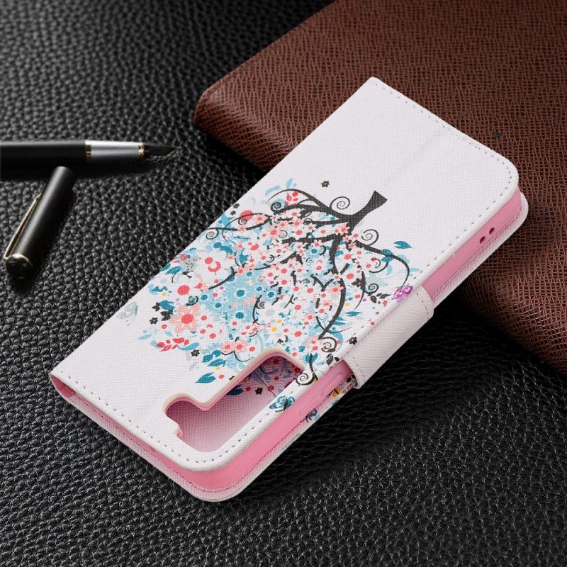 Flip Case Samsung Galaxy S22 5G Kukkapuu