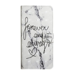 Flip Case Samsung Galaxy S22 5G Marble Forever & Always