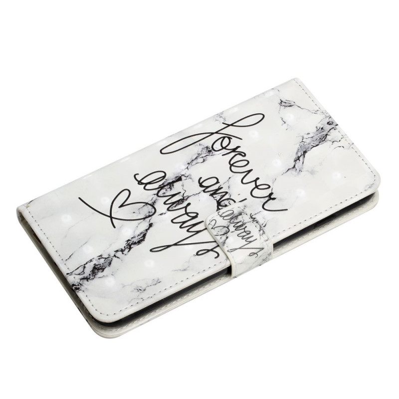 Flip Case Samsung Galaxy S22 5G Marble Forever & Always