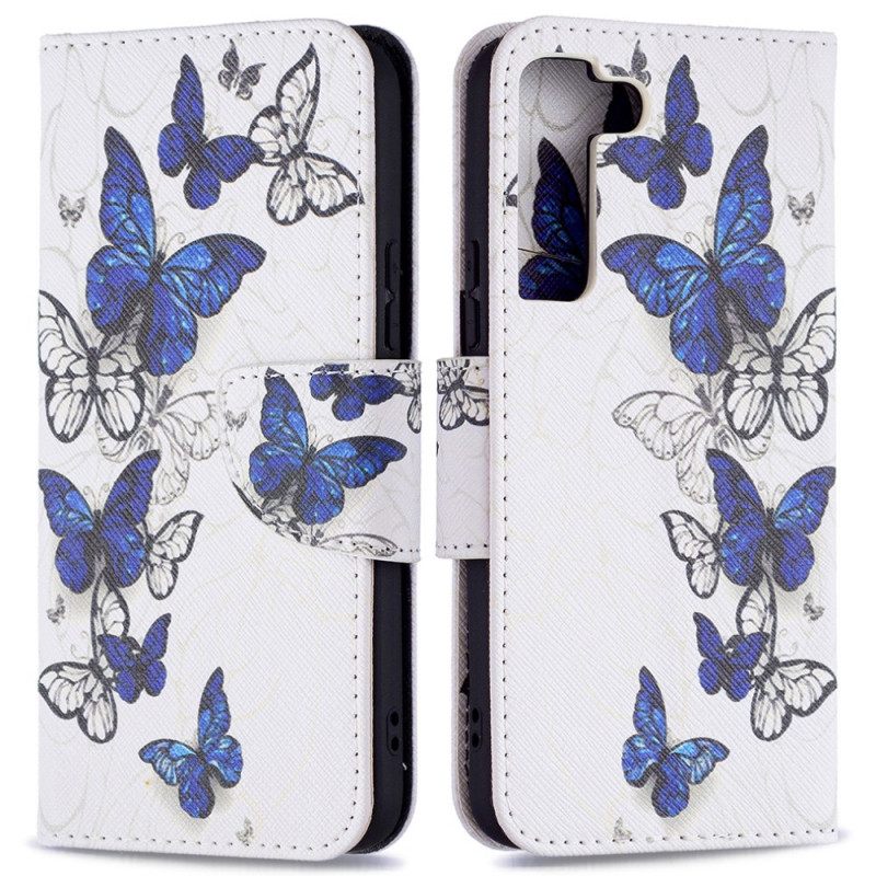 Kotelot Samsung Galaxy S22 5G Butterflies Kings