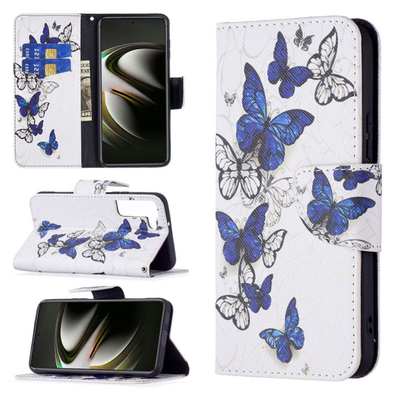 Kotelot Samsung Galaxy S22 5G Butterflies Kings