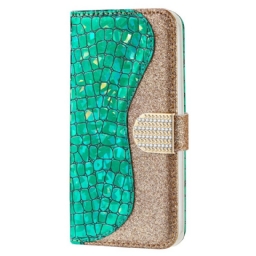 Kotelot Samsung Galaxy S22 5G Croco Diamonds