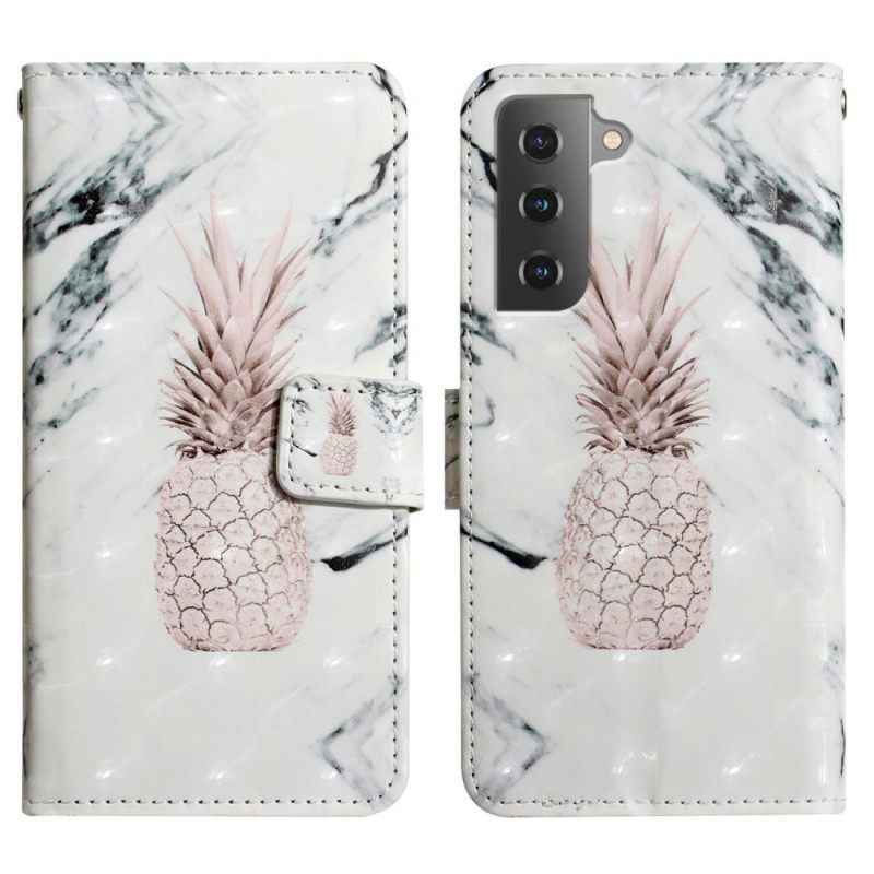 Kotelot Samsung Galaxy S22 5G Light Spot Ananas