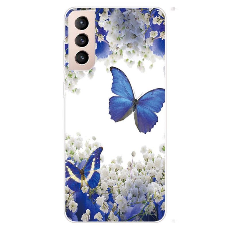 Kuori Samsung Galaxy S22 5G Butterflies Design