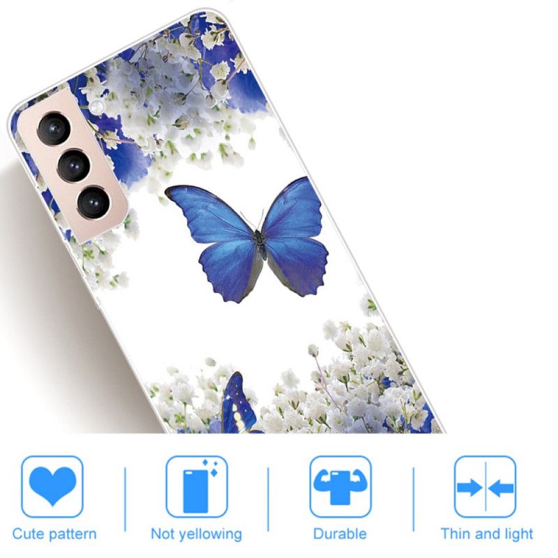 Kuori Samsung Galaxy S22 5G Butterflies Design