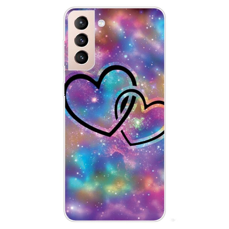 Kuori Samsung Galaxy S22 5G Chaised Hearts