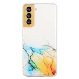 Kuori Samsung Galaxy S22 5G Silicone Marble Effect