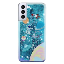 Kuori Samsung Galaxy S22 5G Space Glitter