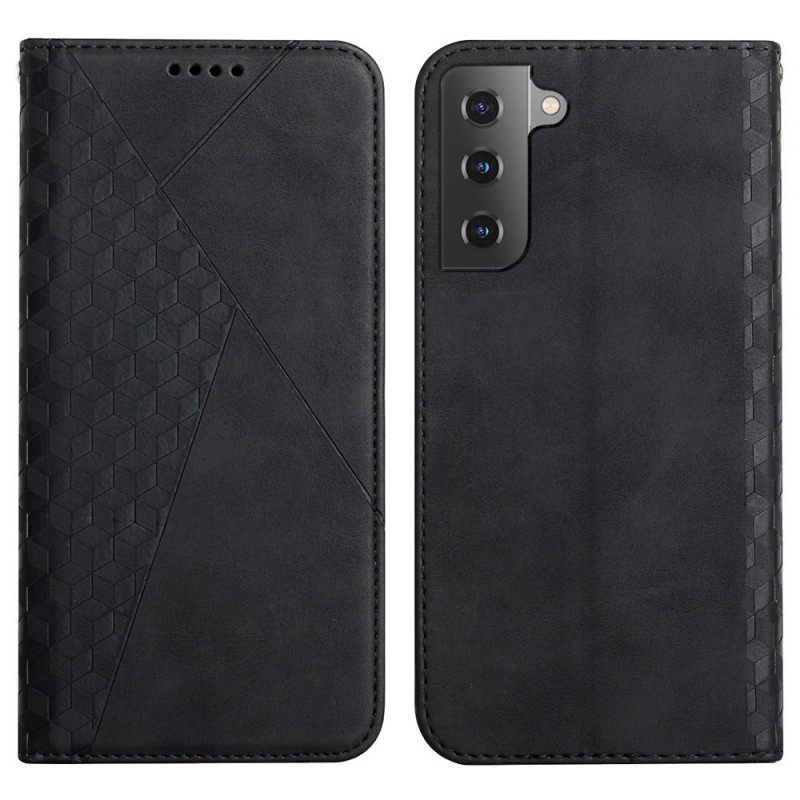 Puhelinkuoret Samsung Galaxy S22 5G Kotelot Flip Style Diamond Texture Leather