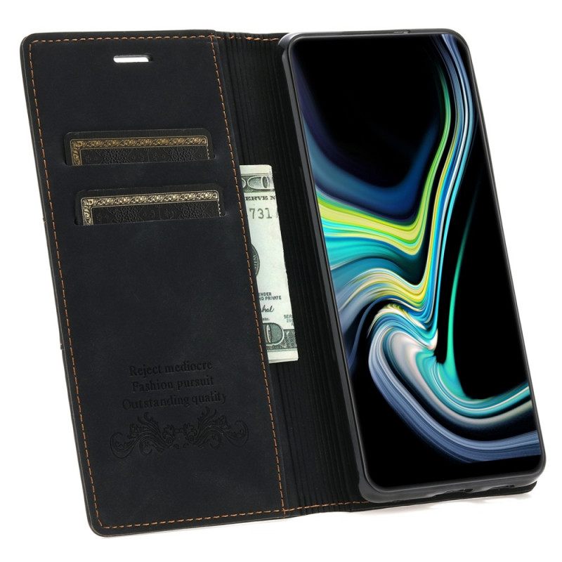 Puhelinkuoret Samsung Galaxy S22 5G Kotelot Flip Style Leather Couture Magneettilukko