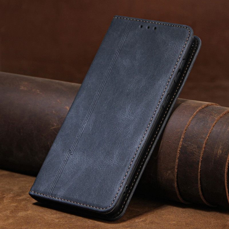 Puhelinkuoret Samsung Galaxy S22 5G Kotelot Flip Style Leather Line