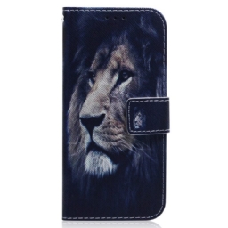 Kotelot Oppo Reno 8 Lite Dreaming Lion