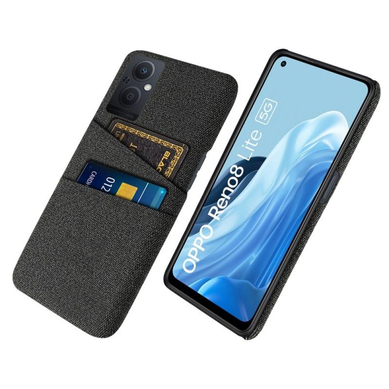 Kuori Oppo Reno 8 Lite Kangaskorttikotelo