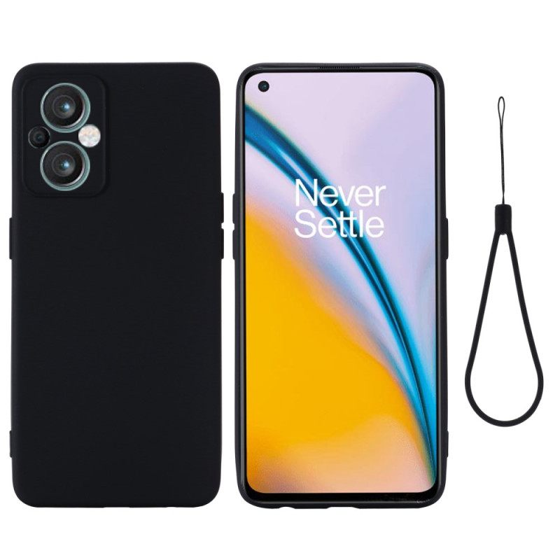 Kuori Oppo Reno 8 Lite Suojaketju Kuori Nestemäinen Silikonihihna