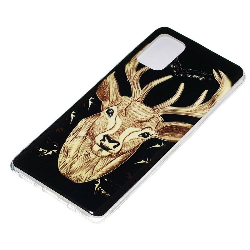 Case Samsung Galaxy A71 Fluorescent Majestic Stag