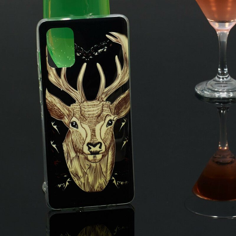 Case Samsung Galaxy A71 Fluorescent Majestic Stag