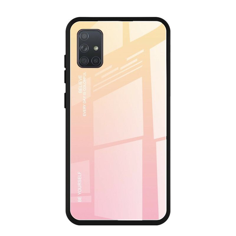 Case Samsung Galaxy A71 Tempered Glass Ole Oma Itsesi