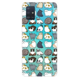 Case Samsung Galaxy A71 Top Cats