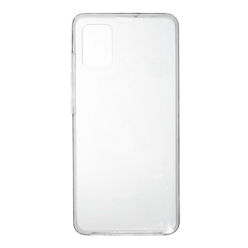 Case Samsung Galaxy A71 Transparent 2 Irrotettavaa Osaa