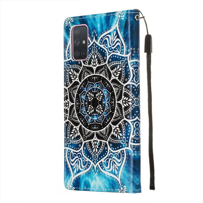 Flip Case Samsung Galaxy A71 Mandala Taivaalla