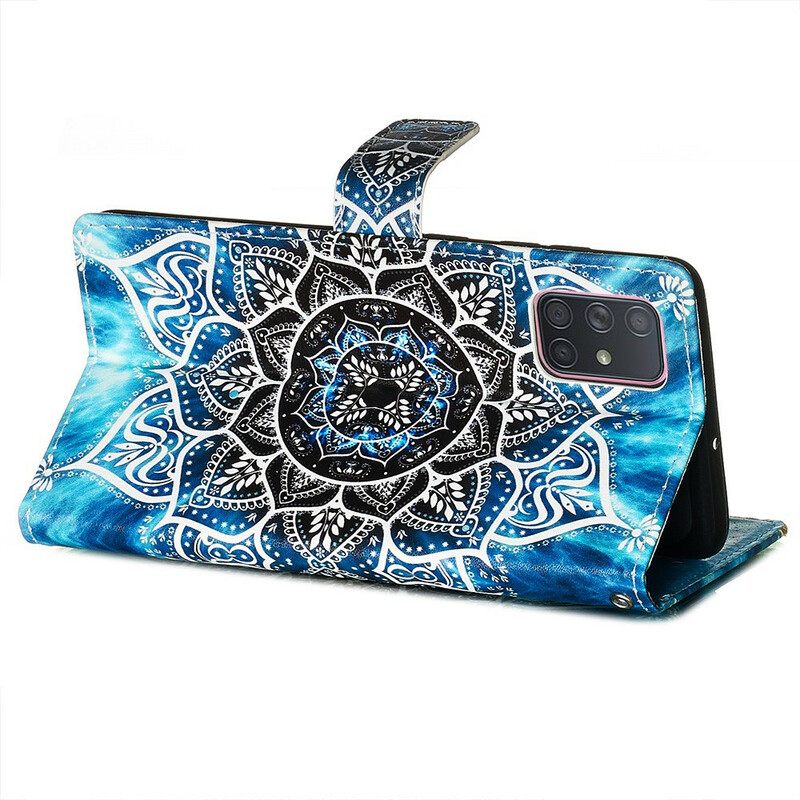 Flip Case Samsung Galaxy A71 Mandala Taivaalla