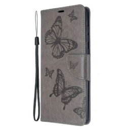 Kotelot Samsung Galaxy A71 Butterflies In Flight With Lanyard