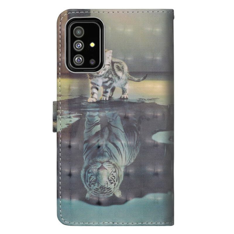 Kotelot Samsung Galaxy A71 Ernest The Tiger