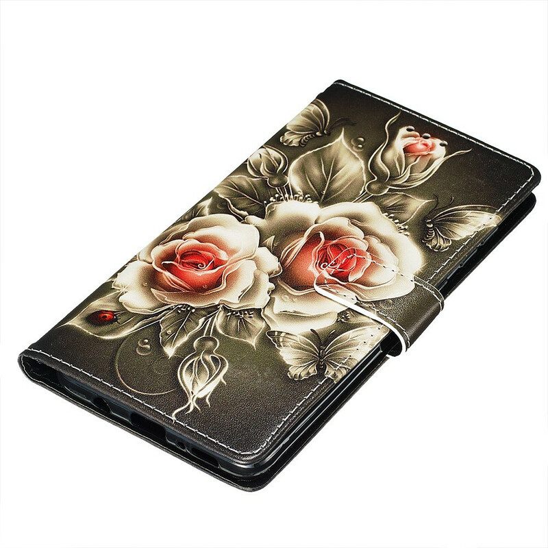 Kotelot Samsung Galaxy A71 Golden Roses