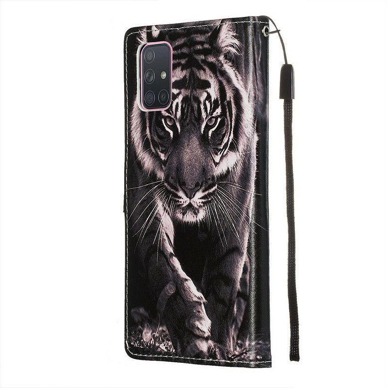 Kotelot Samsung Galaxy A71 Night Tiger