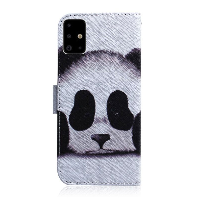 Kotelot Samsung Galaxy A71 Panda Kasvot