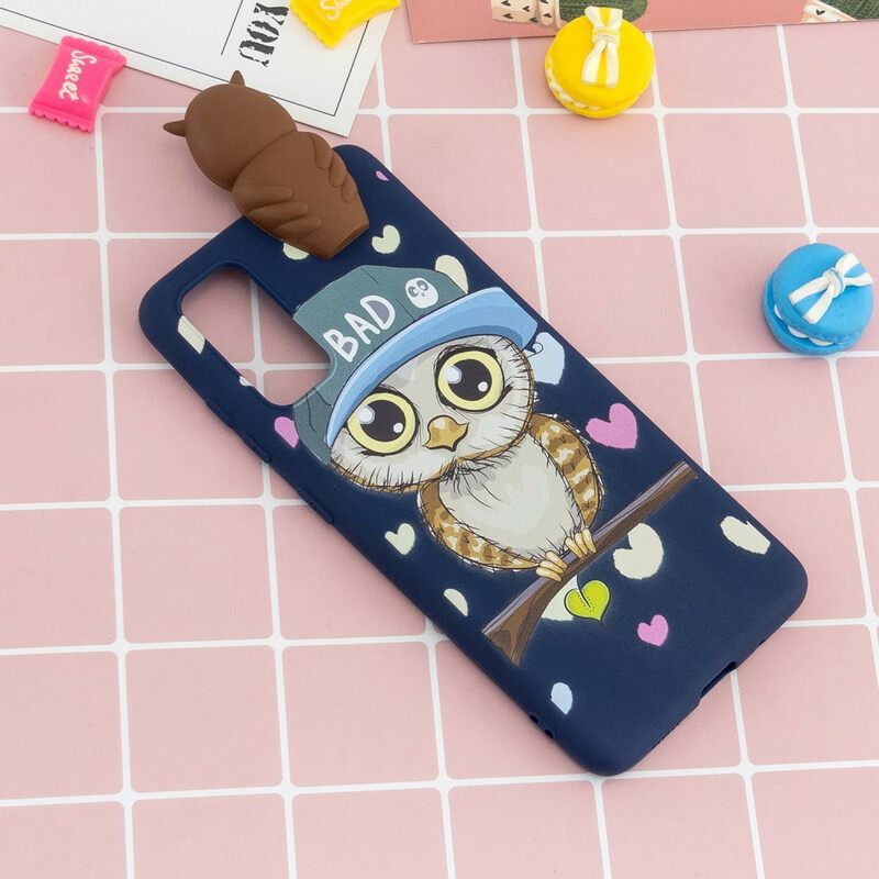 Kuori Samsung Galaxy A71 3d Bad Owl