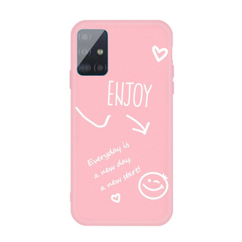 Kuori Samsung Galaxy A71 Silicone Nauti