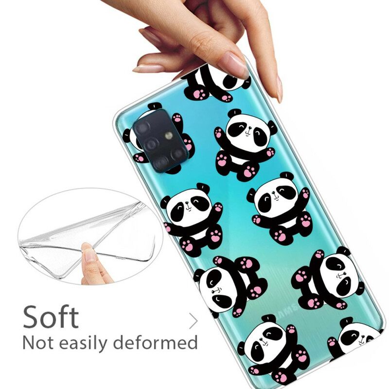 Kuori Samsung Galaxy A71 Top Panda Fun