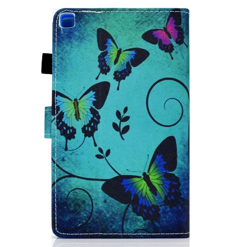 Flip Case Samsung Galaxy Tab A7 Lite Ainutlaatuiset Perhoset