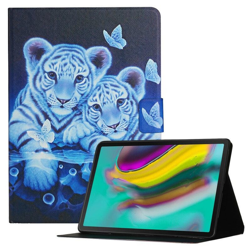 Flip Case Samsung Galaxy Tab A7 Lite Tigers