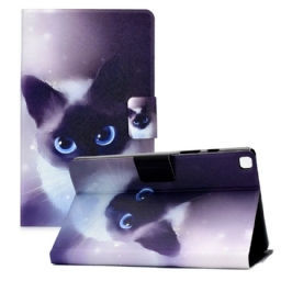 Kotelot Samsung Galaxy Tab A7 Lite Blue Eyes Cat