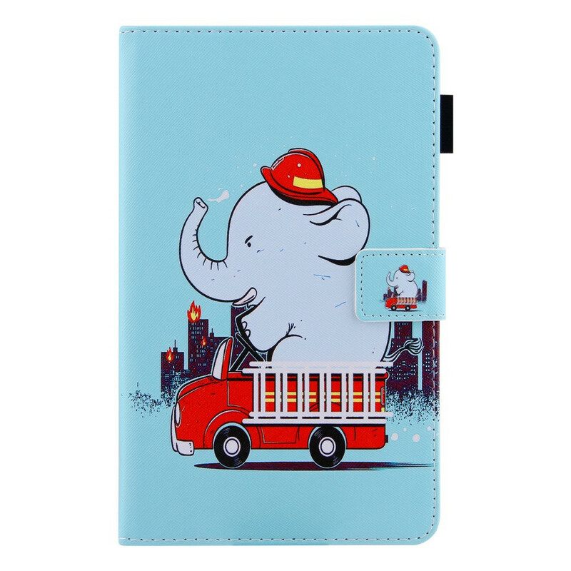 Kotelot Samsung Galaxy Tab A7 Lite Firefighter Elephant